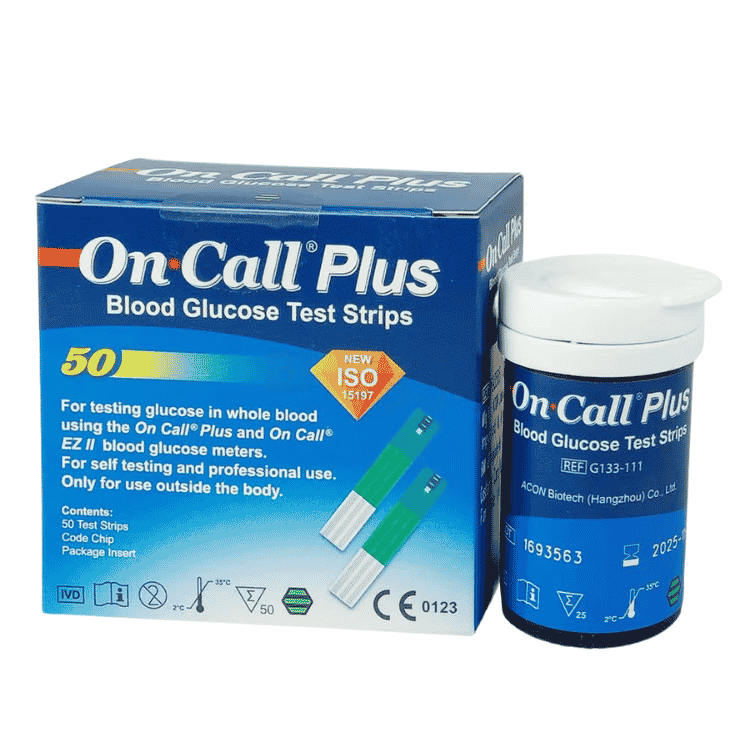 On Call Plus Blood Glucose Test Strip 25pcs